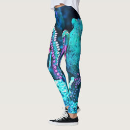 Bilaterally symmetrisk bläckfiskdamasker leggings