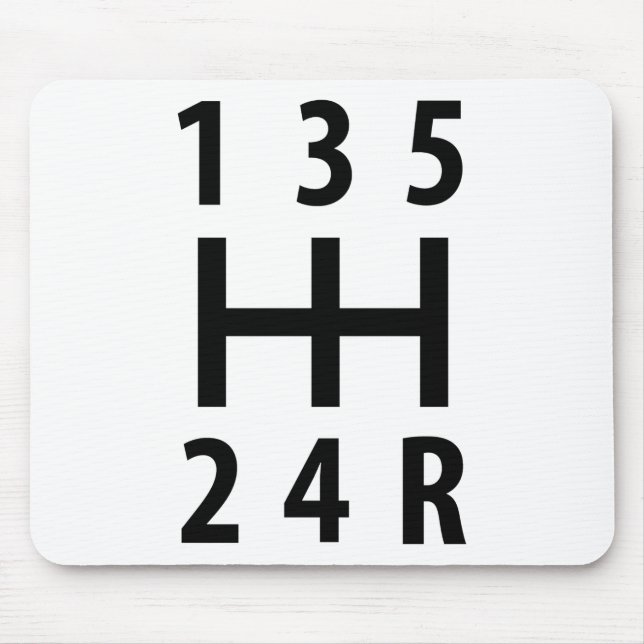 bilautomatiskn utrustar förskjutning 5 musmatta (Framsidan)