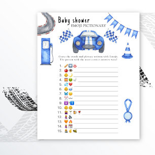Bilbabydusch i tävling - baby-symbolpiktilt