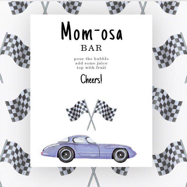 Bilbabyduschen tävling Momosa pub Poster (Skapare uppladdad)
