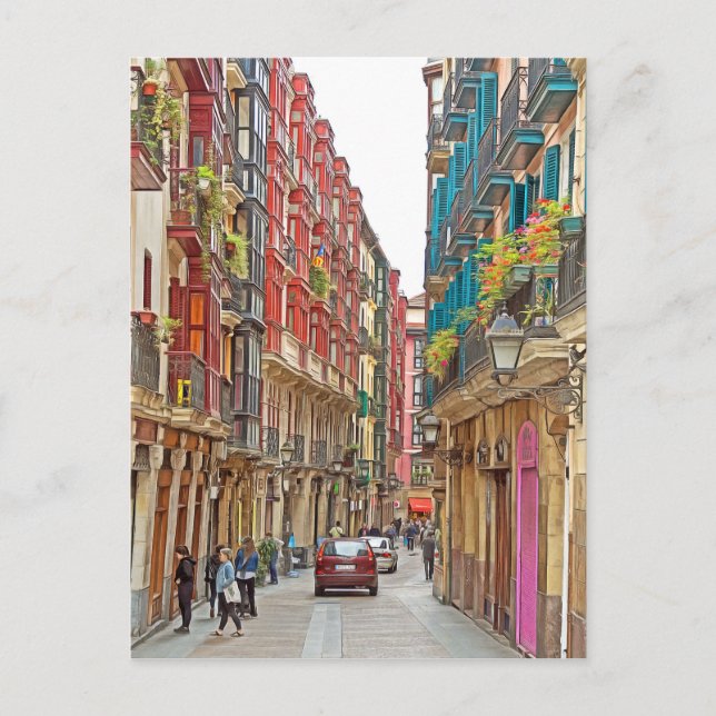 Bilbao. 19 vykort (Framsida)