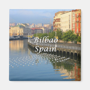 Bilbao bask Spanien (förse med text), Magnet
