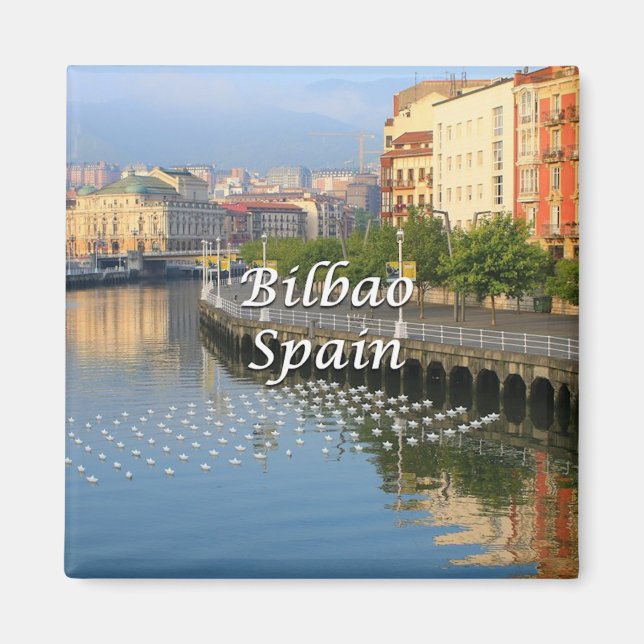 Bilbao, Baskien, Spanien (rubrik) Magnet (Framsidan)