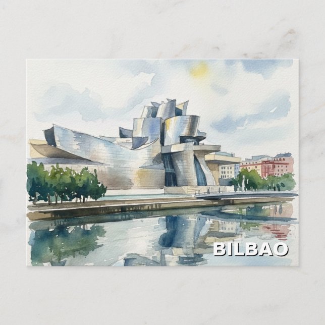 Bilbao Guggenheim Museum Travel Vykort (Framsida)
