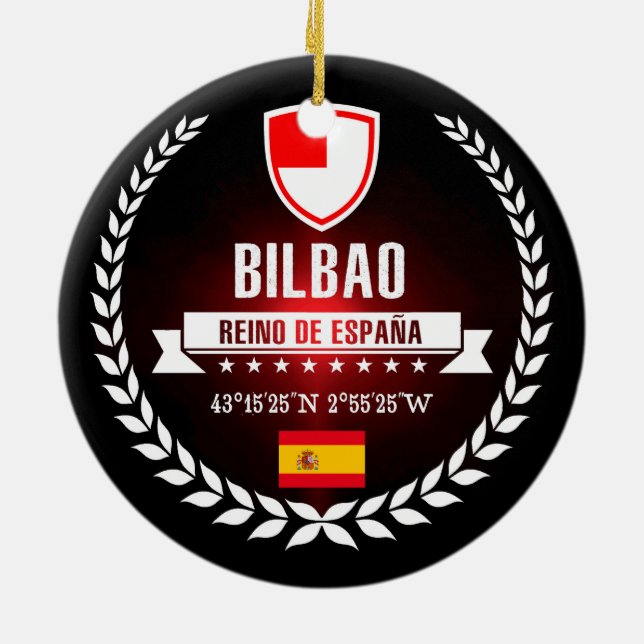 Bilbao Julgransprydnad Keramik (Baksidan)