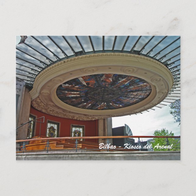 Bilbao - Kiosco del Arenal Vykort (Framsida)