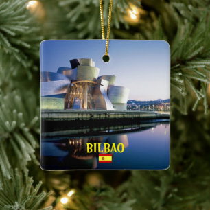 Bilbao Panoramic jul Ornament
