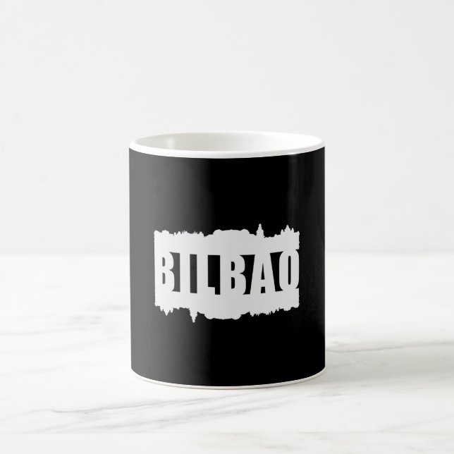 Bilbao Spain City Skyline Cityscape Funny Gift Kaffemugg (Center)