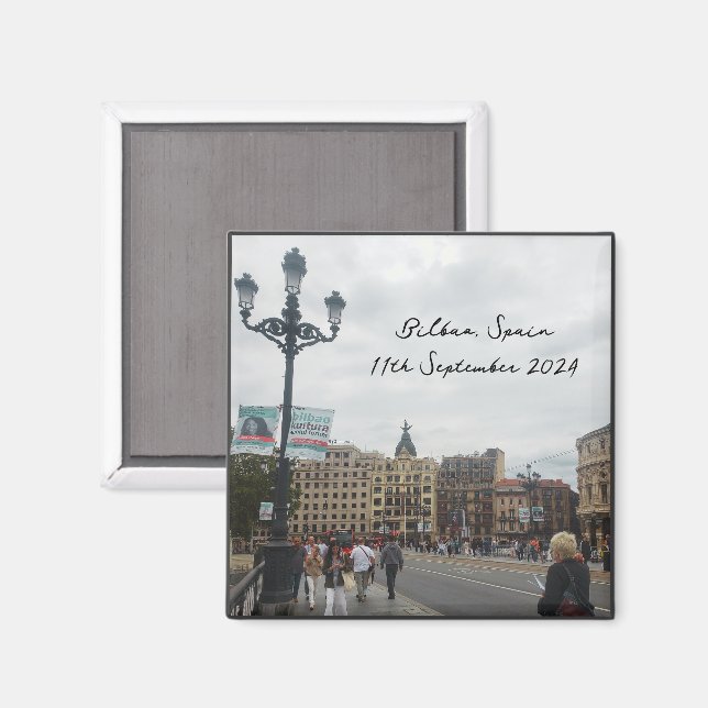 Bilbao, Spanien Magnet (Front/Back)