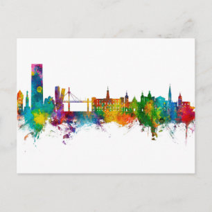 Bilbao Spanien Skyline Vykort