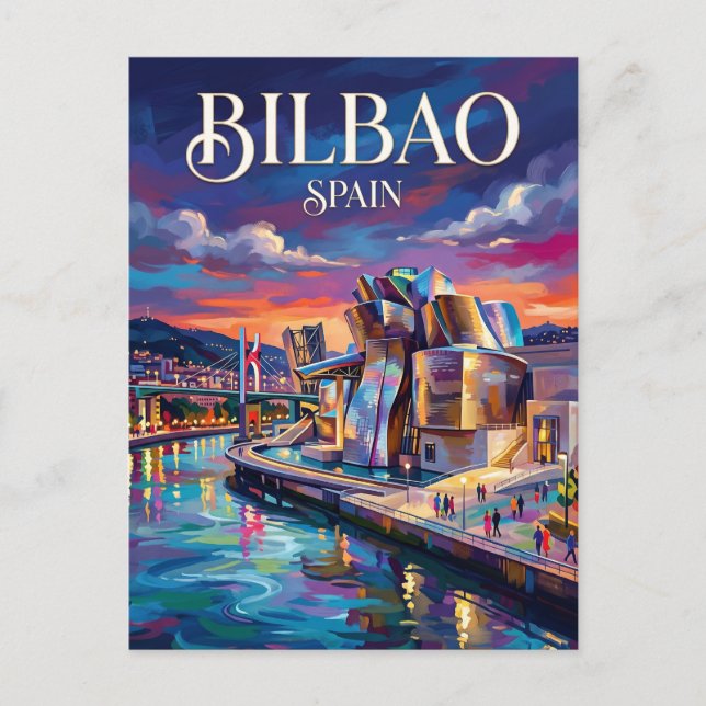 Bilbao Spanien Vykort (Framsida)