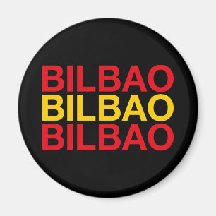BILBAO Spanska Flagga Magnet