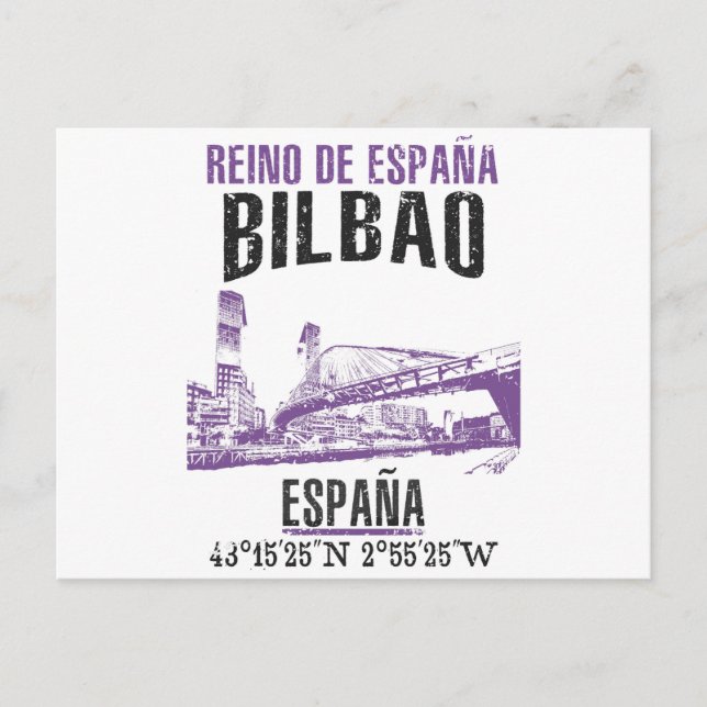Bilbao Vykort (Framsida)