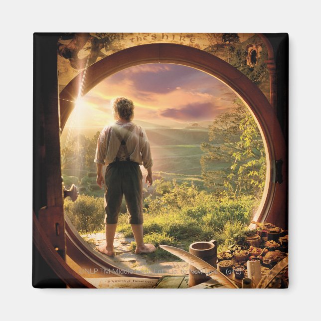 BILBO BAGGINS™ Back in Shire Collage Magnet (Framsidan)