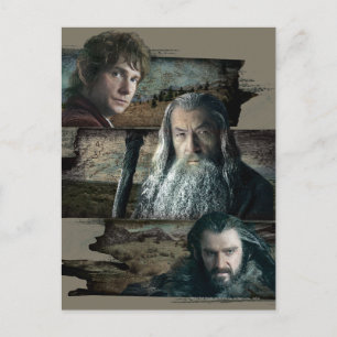 BILBO BAGGINS™, Gandalf, THORIN OAKENSHIELD™ Vykort