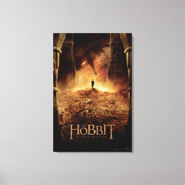 BILBO BAGGINS™ i Öga i SMAUG™ Canvastryck (Framsida)