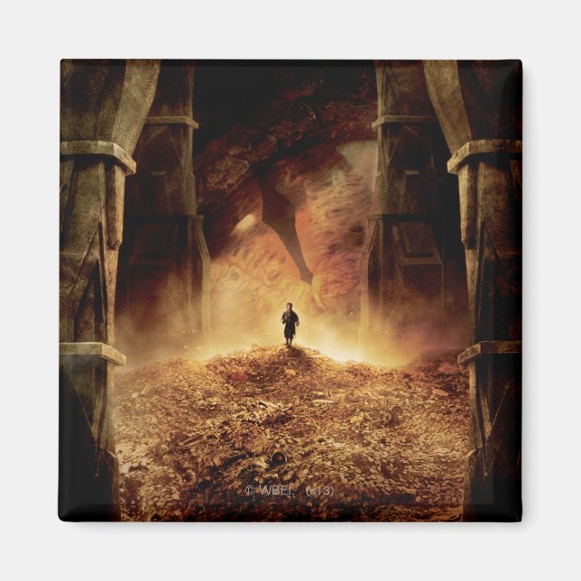 BILBO BAGGINS™ i Öga i SMAUG™ Magnet (Framsidan)