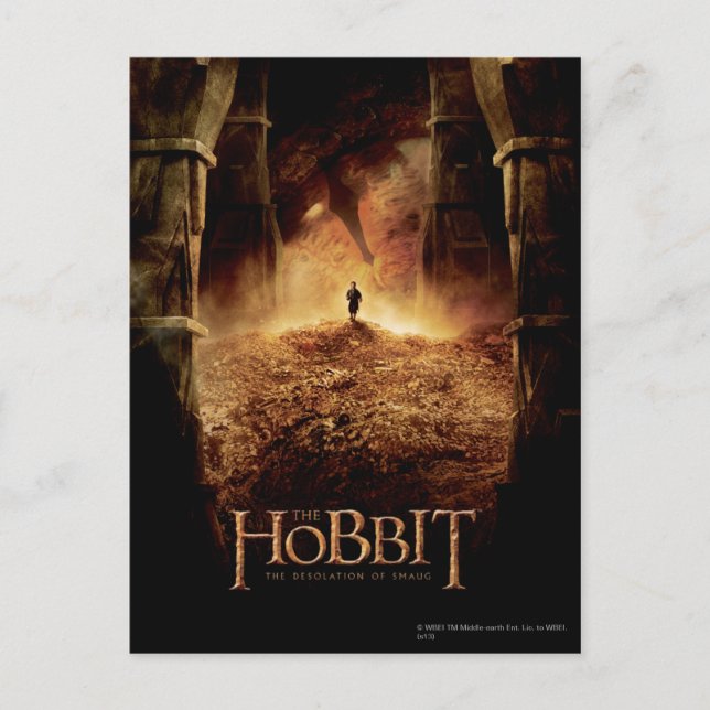 BILBO BAGGINS™ i Öga i SMAUG™ Vykort (Framsida)