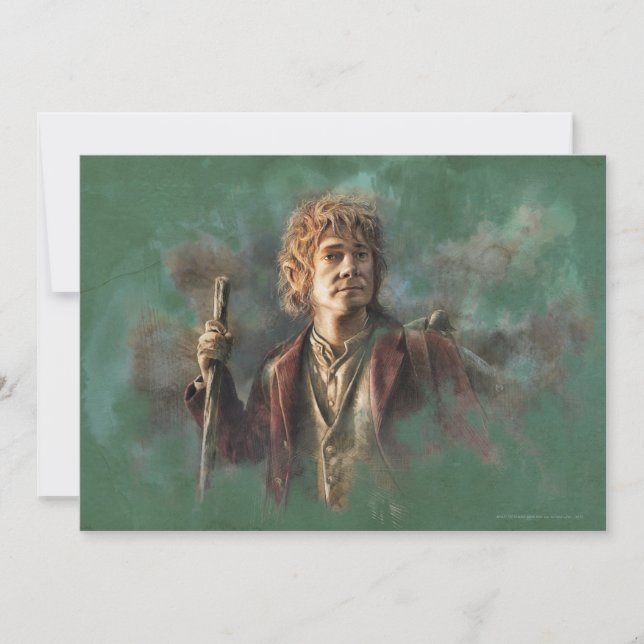 BILBO BAGGINS™ Illustration Inbjudningar (Framsida)