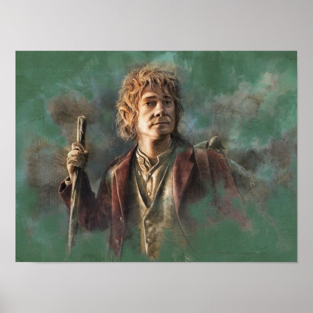 BILBO BAGGINS™ Illustration Poster (Framsidan)