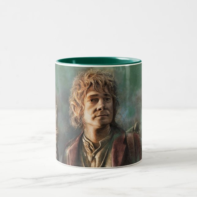 BILBO BAGGINS™ Illustration Två-Tonad Mugg (Center)