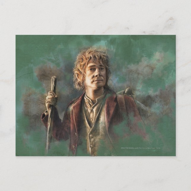 BILBO BAGGINS™ Illustration Vykort (Framsida)