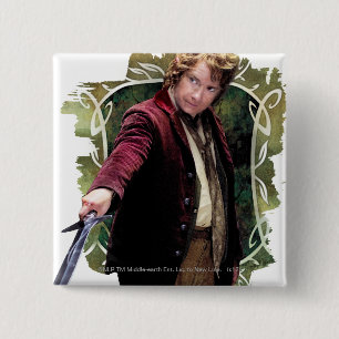 BILBO BAGGINS™ med svärd Knapp