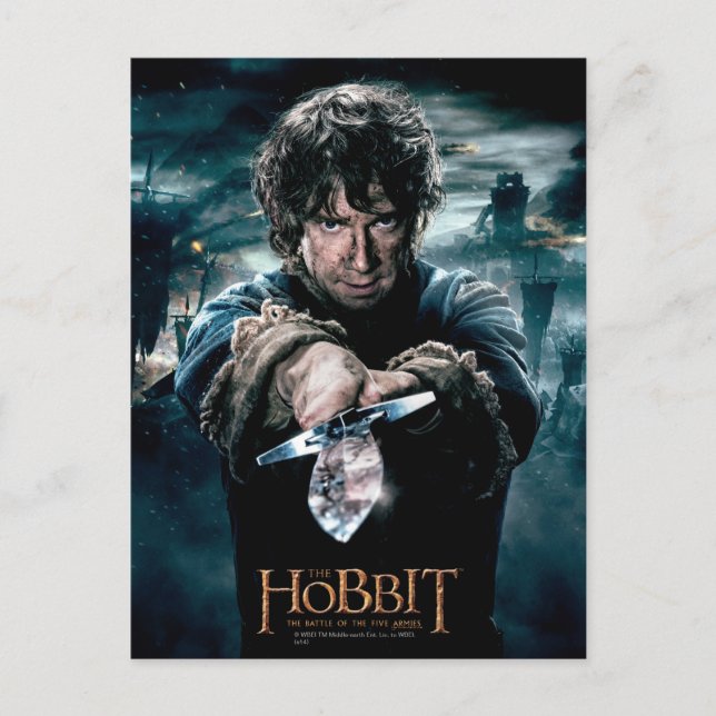 BILBO BAGGINS™-pekstation Vykort (Framsida)