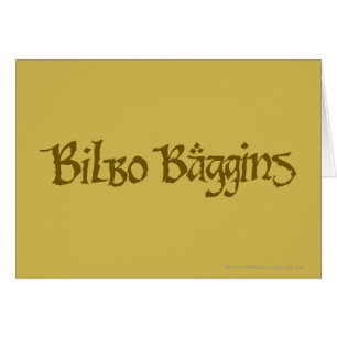 BILBO BAGGINS™ Solid Hälsningskort