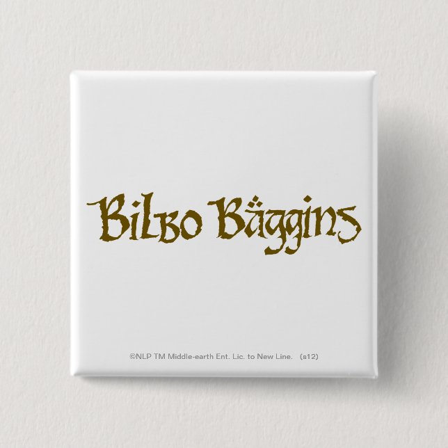 BILBO BAGGINS™ Solid Knapp (Framsida)