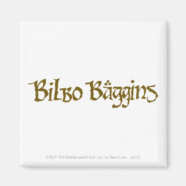 BILBO BAGGINS™ Solid Magnet (Framsidan)
