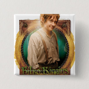 BILBO BAGGINS™-tecken med Namn Knapp
