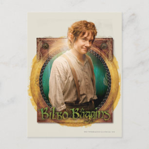 BILBO BAGGINS™-tecken med Namn Vykort
