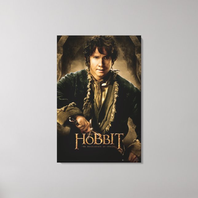 BILBO BAGGINS™-tecken Poster 1 Canvastryck (Framsida)