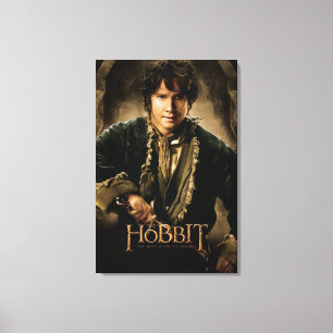 BILBO BAGGINS™-tecken Poster 1 Canvastryck