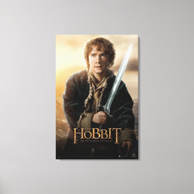 BILBO BAGGINS™-tecken Poster 2 Canvastryck (Framsida)