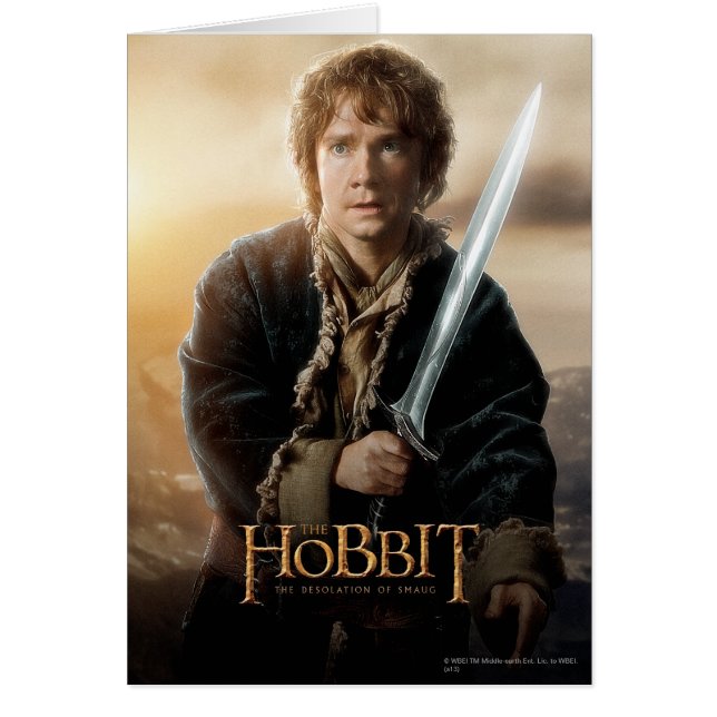BILBO BAGGINS™-tecken Poster 2 Hälsningskort (Framsidan)