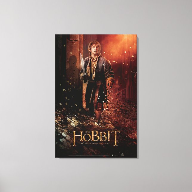 BILBO BAGGINS™-tecken Poster 3 Canvastryck (Framsida)