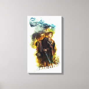 BILBO BAGGINS™ & The Company of Dwarves Graphic Canvastryck