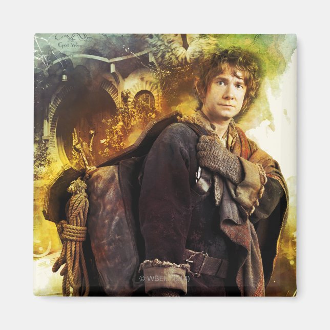 BILBO BAGGINS™ & The Company of Dwarves Graphic Magnet (Framsidan)