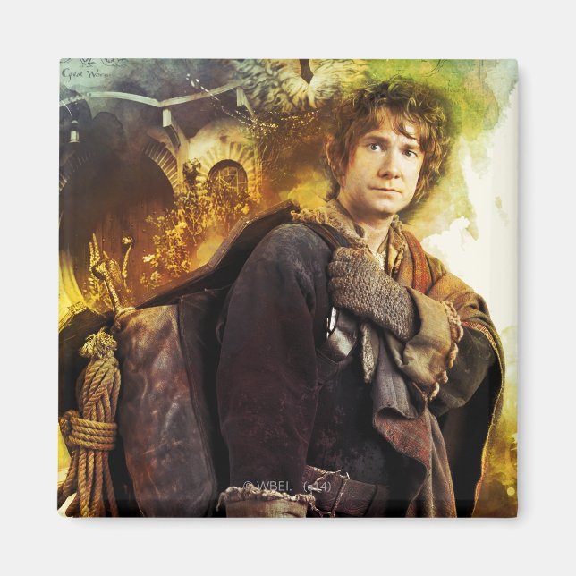 BILBO BAGGINS™ & The Company of Dwarves Graphic Magnet (Framsidan)
