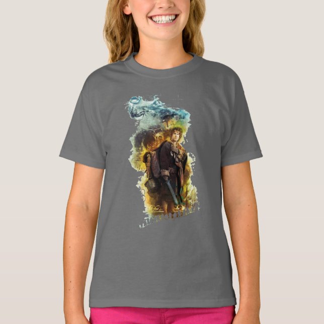 BILBO BAGGINS™ & The Company of Dwarves Graphic Tee (Framsida)