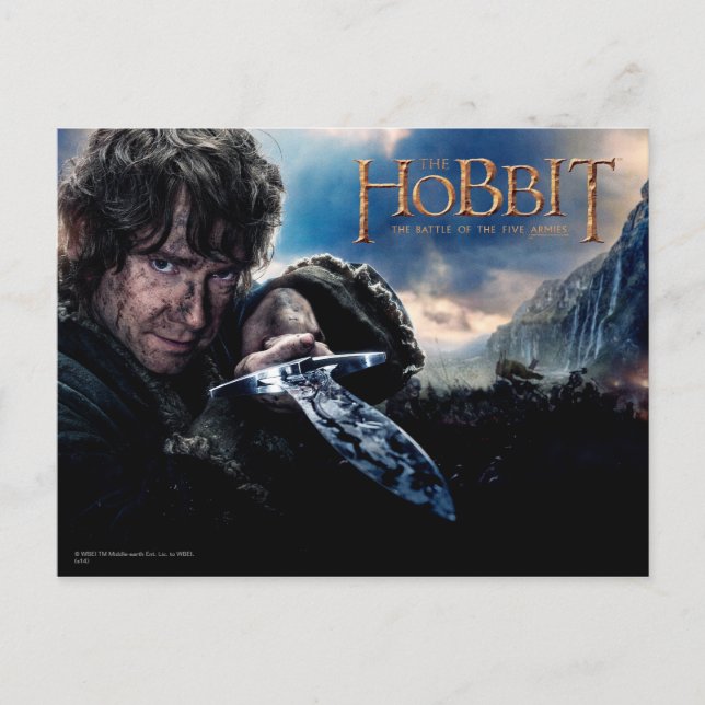 BILBO™ Holding Sting Vykort (Framsida)