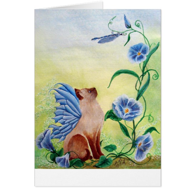 Bilbo och Damselfly Hälsningskort (Framsidan)