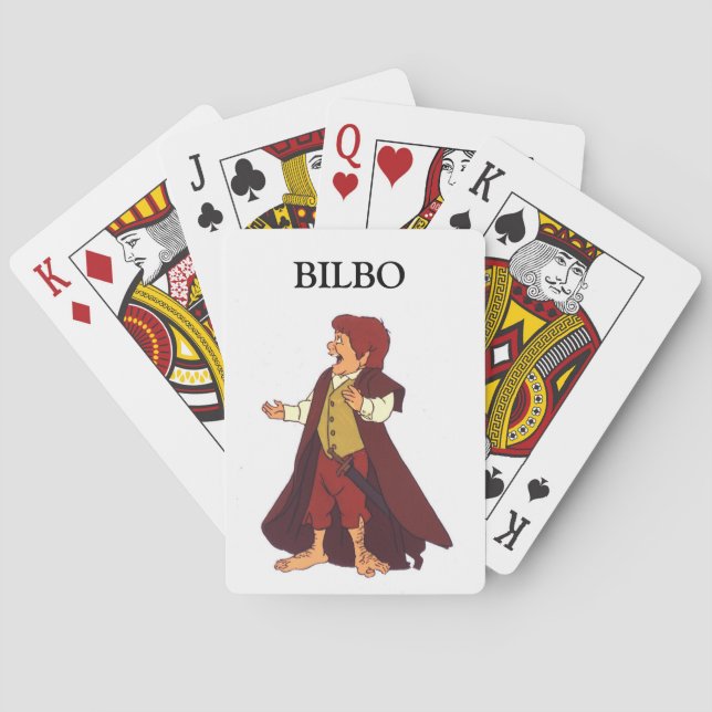 BILBO (TM) som leker kort Casinokort (Baksidan)