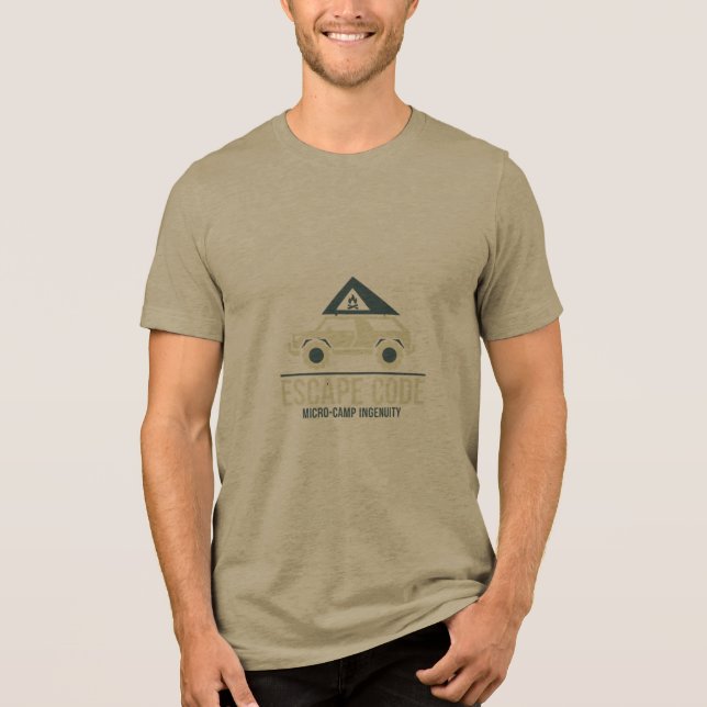 Bilcampingsutrustning För Mikrocamping Gratis T Shirt (Framsida)