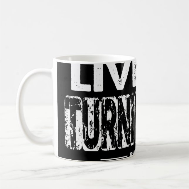 Bilcitat Hastighetsväg Tävling Gear Live Life Tur  Kaffemugg (Vänster)