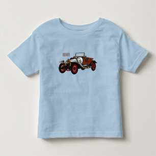 Bild 1920-tecknad för klassisk bil t shirt