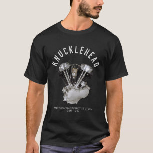 Bild 1936 Da för motorcykel V-Twin Engine T Shirt