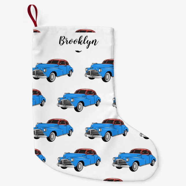 Bild 1948 för klassiskt tecknad liten julstrumpa (Framsidan)